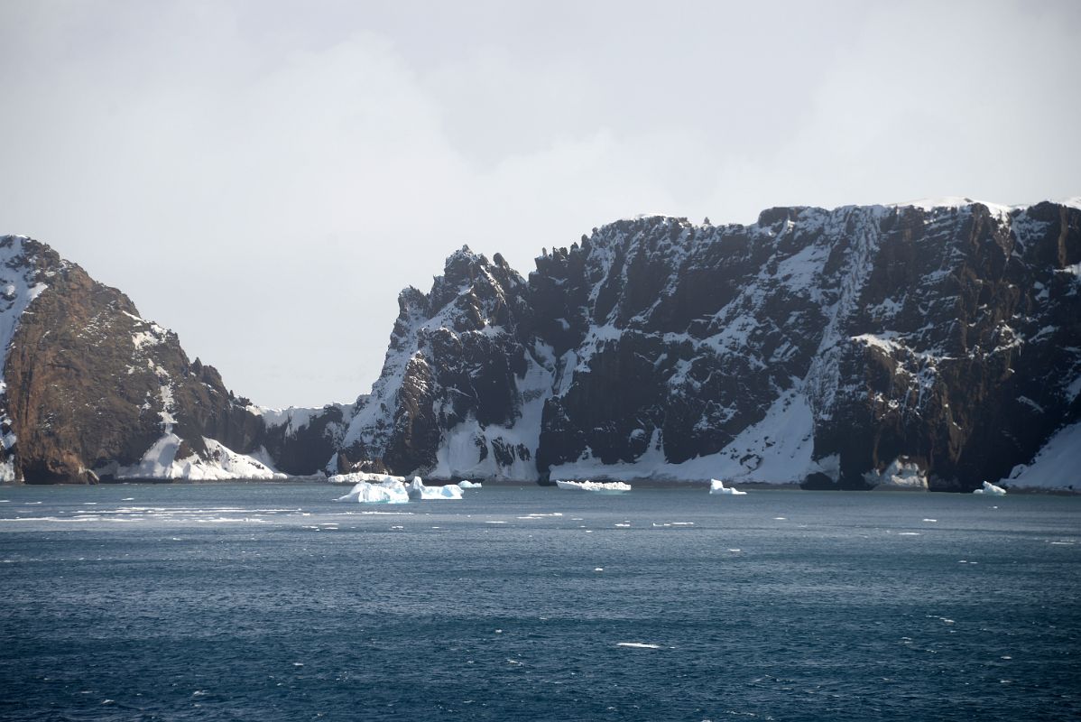 02B Steep Cliffs Guard The Neptunes Bellows Narrow Opening To Deception Island On Quark Expeditions Antarctica Cruise Ship